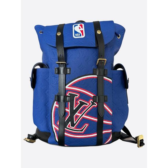 Louis Vuitton NBA Blue Monogram Christopher Backpack - Picture 1 of 5